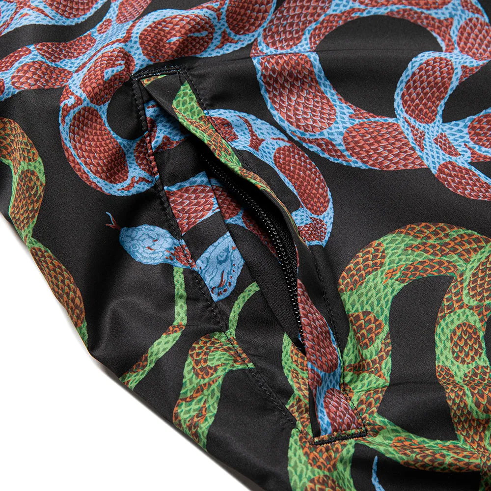 ALLOVER SNAKE PATTERN TRACK JACKET