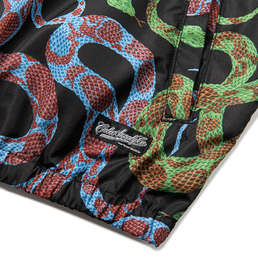 ALLOVER SNAKE PATTERN TRACK JACKET