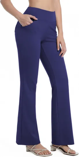 BUBBLELIME 29"/31"/33"/35"/37" Women's High Waist Stretchy Bootleg Yoga Pants Workout Pants with Out Pockets