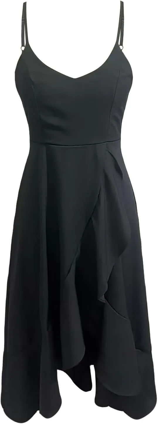 Cocktail Dresses for Women Plus Size Sleeveless Sundress Casual Loose Plain Long Dresses Summer Vacation Maxi Dress