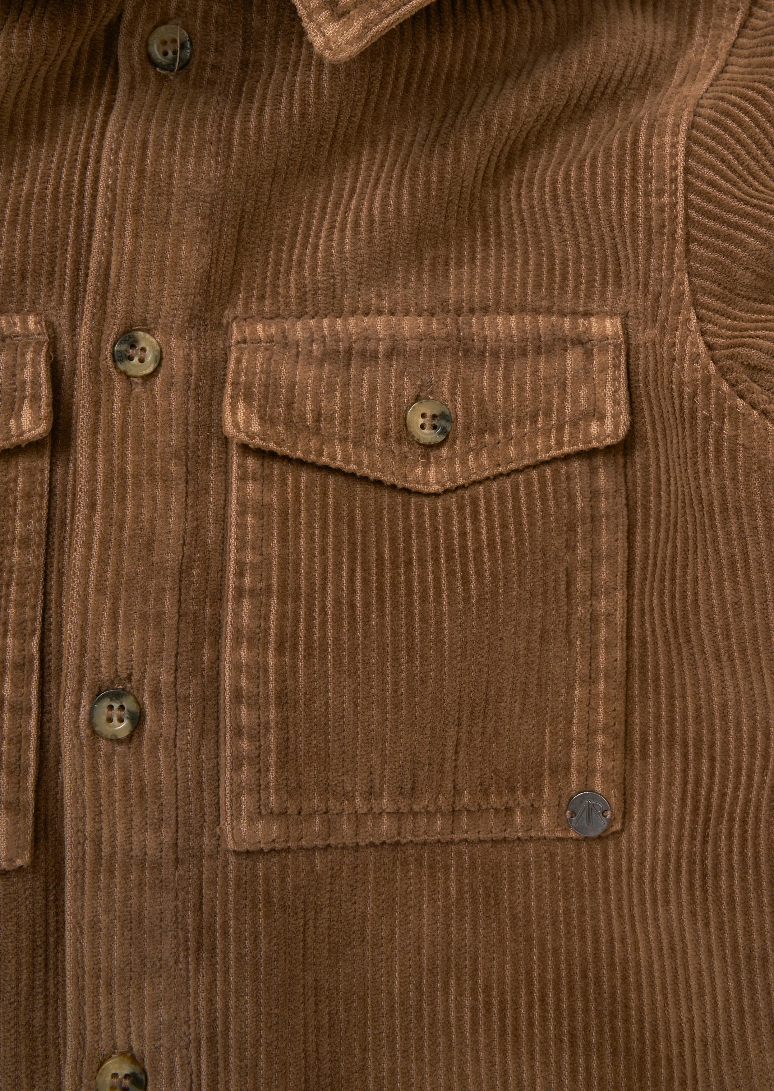 Fox Caramel Cord Shirt