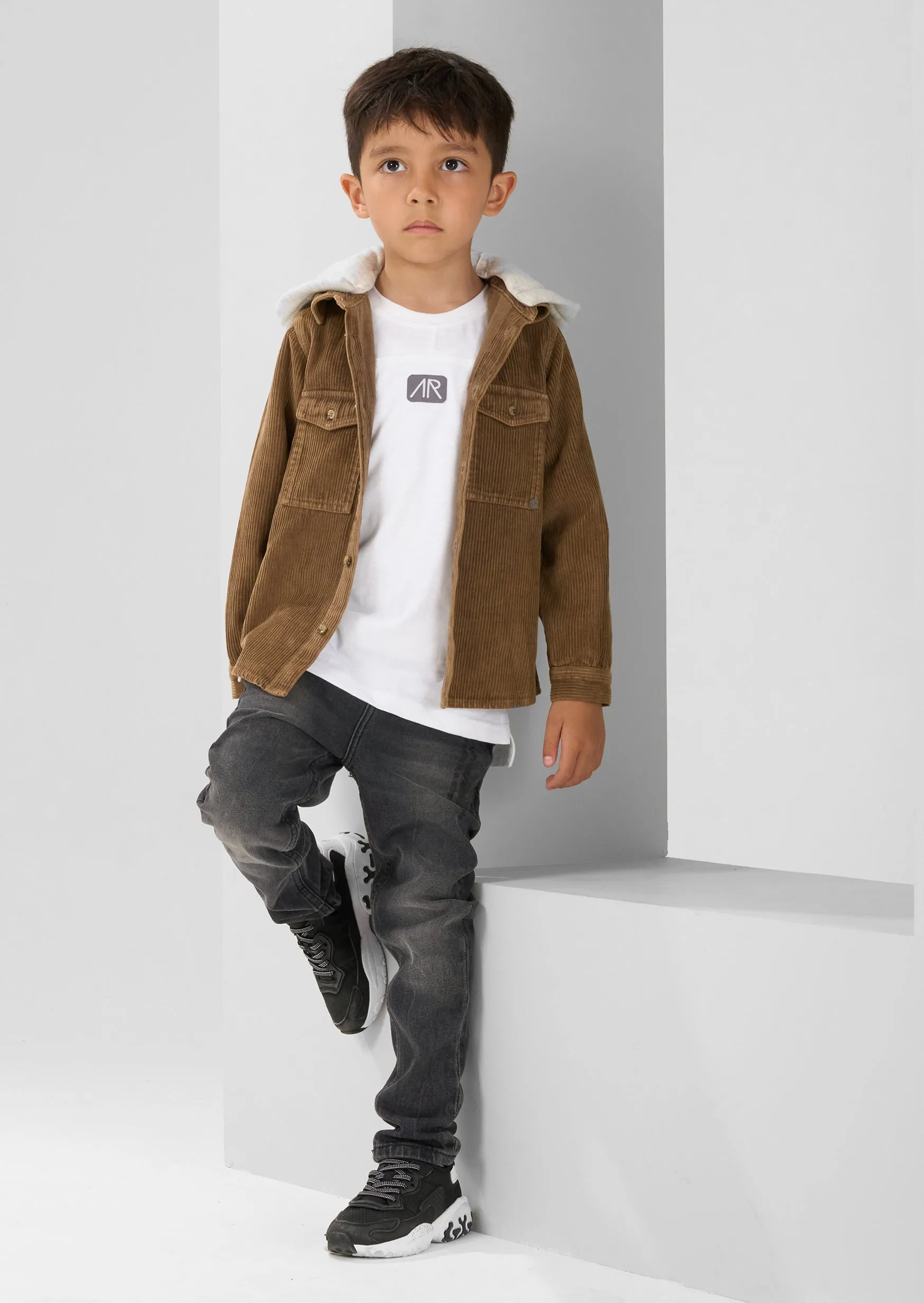 Fox Caramel Cord Shirt