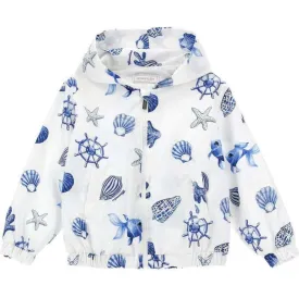 Girls White Shell Jacket