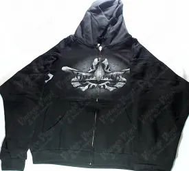 Godsmack - Grey and White Logo Zip-Up Hoodie