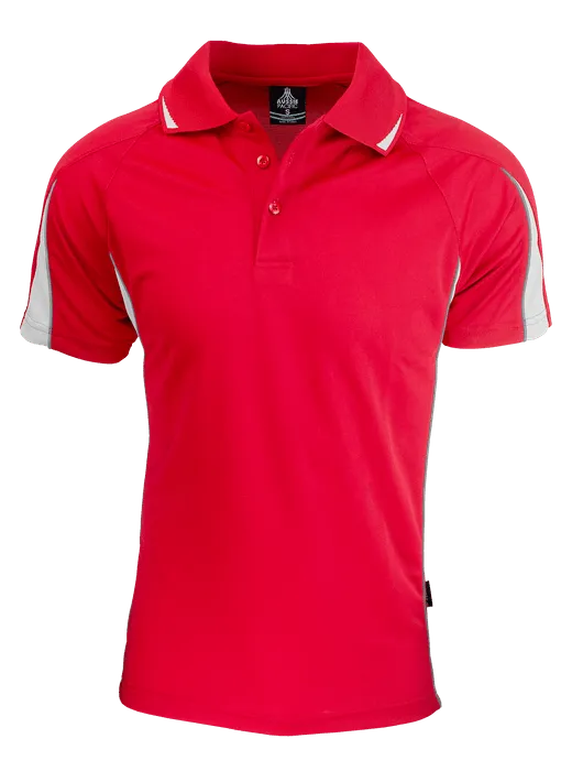 Mens Eureka Polo Red/White