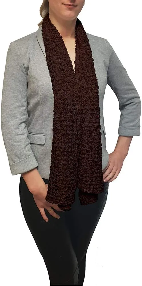 Mimosa Ladies Popcorn Crochet Stretch Lace Fish Net Batwing Small Poncho