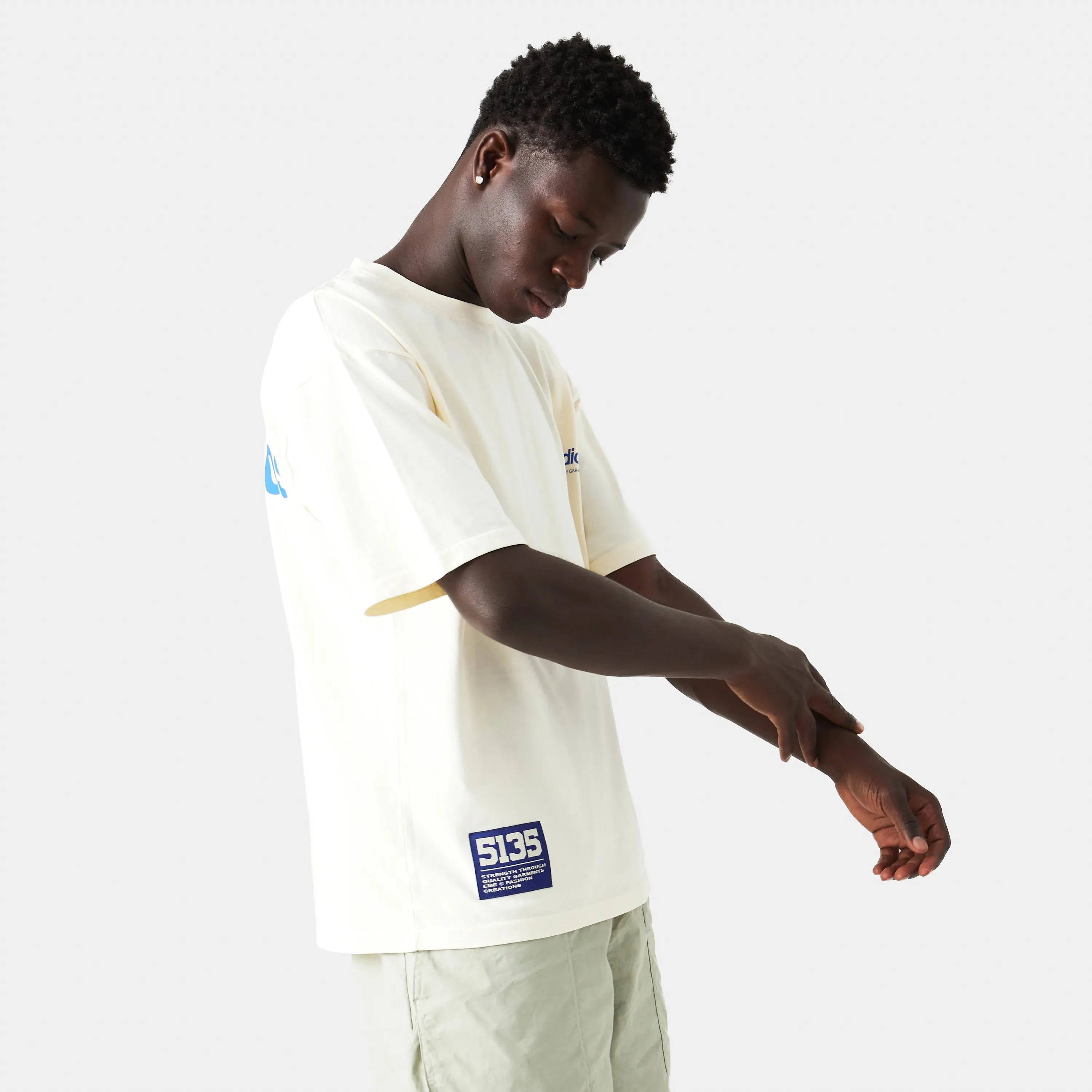 Open Up Off Sand Oversized Tee