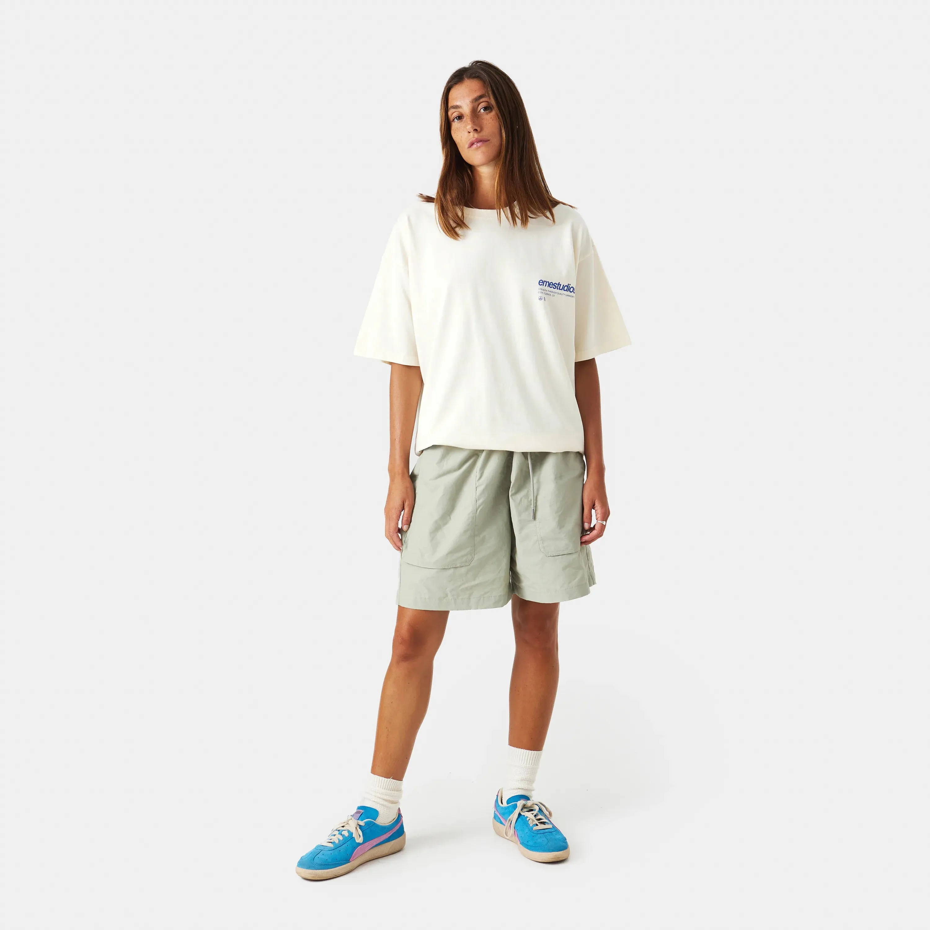 Open Up Off Sand Oversized Tee