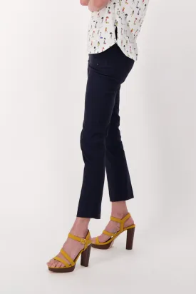 Pull On Tummy Control Zip Pockets Ankle Pant