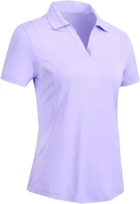 Rdruko Women's Golf Shirts Short Sleeve Polo Tennis V Neck Collared Shirts Dry Fit