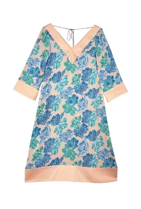 SAMPLE - Buru x Kelly Golightly Deep V Kaftan - Lanai Print