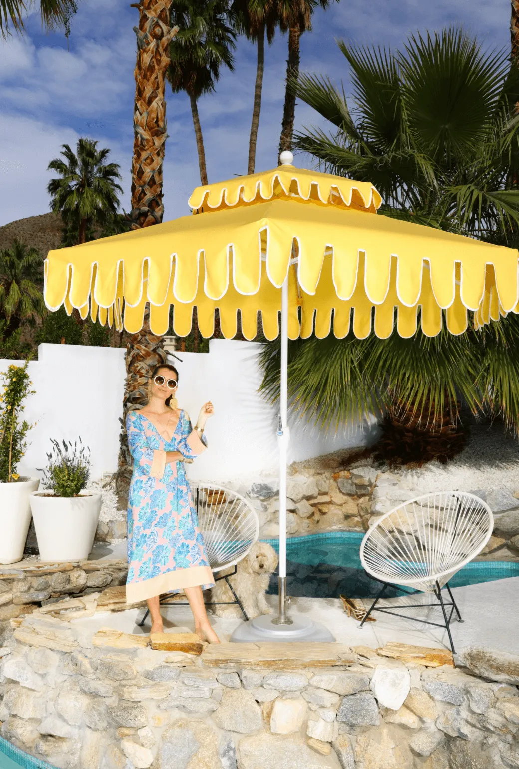 SAMPLE - Buru x Kelly Golightly Deep V Kaftan - Lanai Print