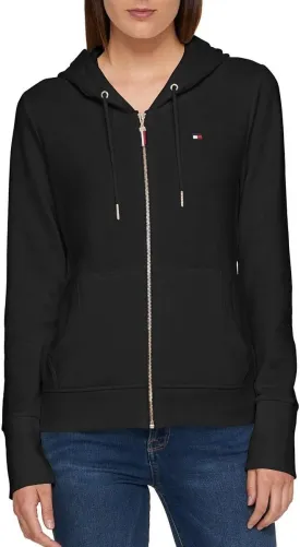 Tommy Hilfiger Zip-up Hoodie  Classic Sweatshirt for Women with Drawstrings and Hood