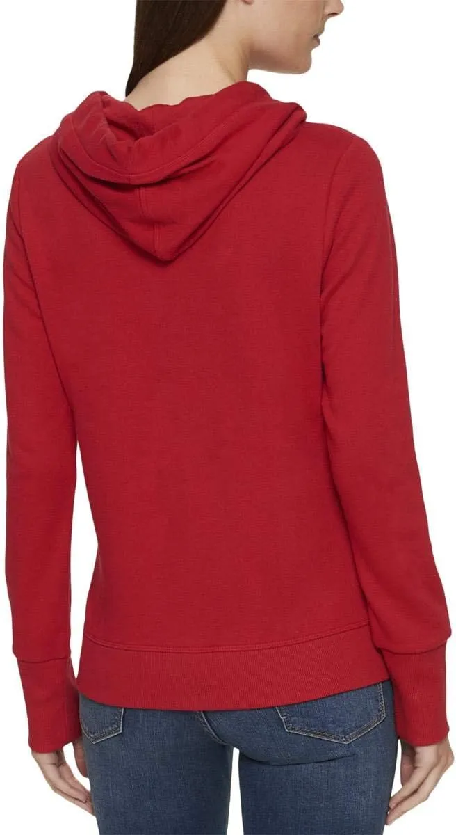 Tommy Hilfiger Zip-up Hoodie  Classic Sweatshirt for Women with Drawstrings and Hood