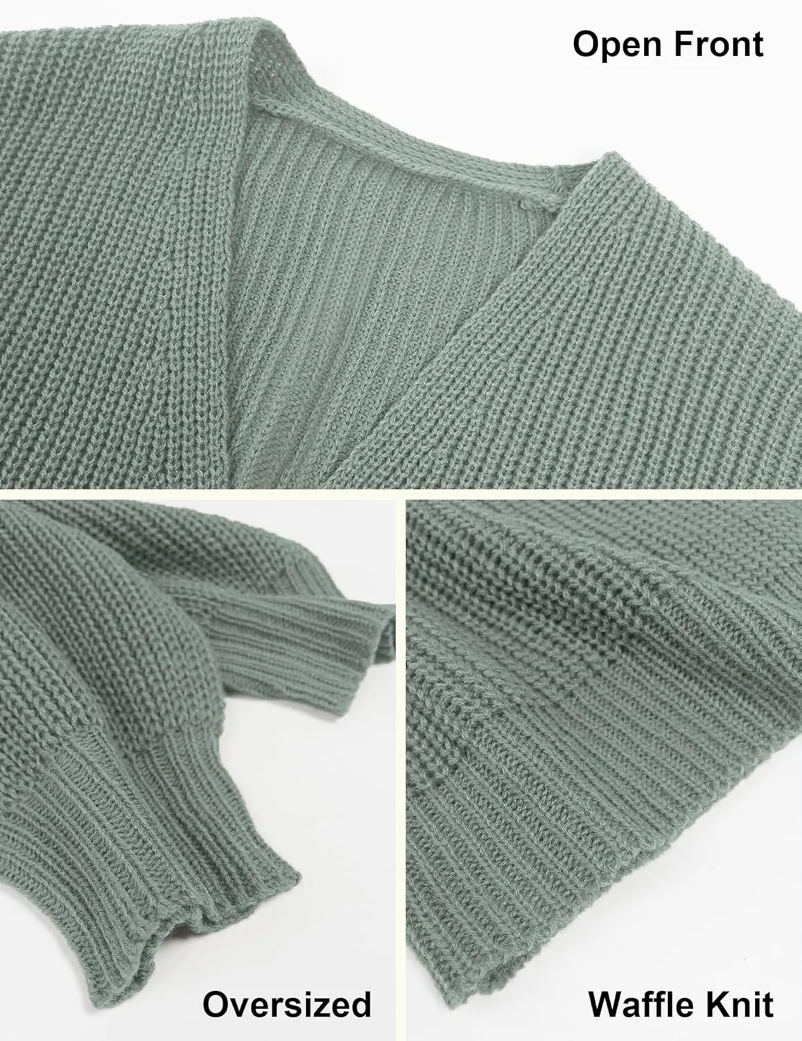 Women's Lightweight Oversized Long Cardigans Spring 2025 Cute Waffle Knit V Neck Open Front Thin Sweater Cardigan